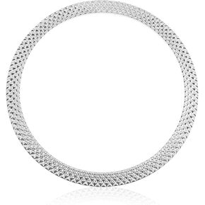 Create idea 42mm Watch Bezel Ring Compatible with Watch 4 Classic 42mm Anti Scratch Protection Case Bezel Loop Adhesive Cover Watch Accessory Silver Black