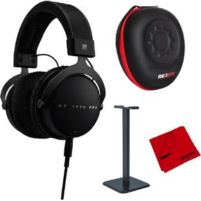 beyerdynamic DT 1770 PRO Headphones with Carrying Case and Pro Audio Headphone Stand Kit
