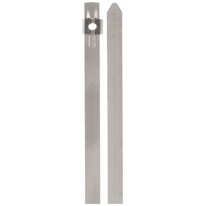 BAND-IT AS2129 Tie-Lok 304 Stainless Steel Cable Tie, 1/4" Width, 16.5" Length, 4" Maximum Diameter, 100 per Bag