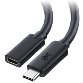 Cable Matters 40Gbps USB 4 Extension Cable 1.6ft / 0.5m, True Reversible Design, Works with Thunderbolt Port (USB C Extension Cable/USB C Extender), Compatible with Thunderbolt 4 Cable - 1.6 Feet