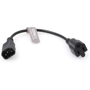 SZRMCC UPS PDU Electrical Equipment Server IEC320 C14 to NEMA 5-15R 10A 250V Power Cord Extension Cable (3Pcs)