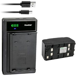 Kastar 1-Pack Battery and Smart USB Charger Replacement for Sony CCD-V550 CCD-V600 CCD-V6000 CCD-V600E CCD-V601 CCD-V700 CCD-V700E CCD-V701 CCD-V800 CCD-V800E CCD-V801 CCD-V88 CCD-V88E CCD-V9
