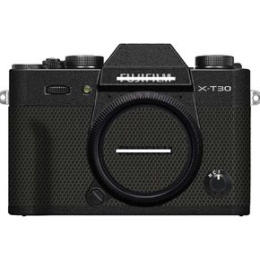 ZZQ&CCF Mebont Anti-Scratch Lens Hood Cover Skin Sticker for Fujifilm X-T30/X-T30II Mirrorless Digital Camera Body Protector Film Anti-Wear Wear Resistance(Metallic Titanium)