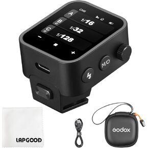 Godox X3-C TTL Wireless Flash Trigger Compatible for Canon Camera, OLED Touchscreen Flash Transmitter,Built-in Lithium Battery Support Quick Charge(Godox X2T-C/Xpro-C/XProII-C Upgrade Version)