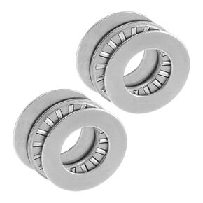 2pcs TC815 Thrust Needle Roller Bearings - [1/2 Inch x 15/16 Inch x 5/64 Inch] with Washer for Conveying Equipment Use, Chrome Steel