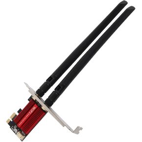 Yunseity 7260AC Pro PCLE Card for PC, 1200Mbps Bluetooth 4.0 2.4GHz 5GHz Dual Band Network Card, Ultra Low Latency PCLE Network Card for Win 7 8 10 11