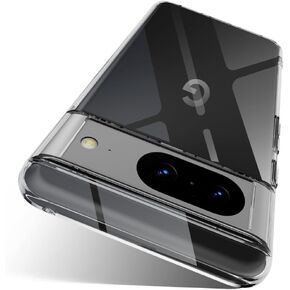 X-level Clear Case for Google Pixel 9 & Pixel 9 Pro, Non-Yellowing Soft TPU Ultra-Thin Phone Cover, Anti-Slip Scratch Resistant, Slim Fit Silky Touch Shockproof Phone Cases for Pixel 9 Pro, Clear