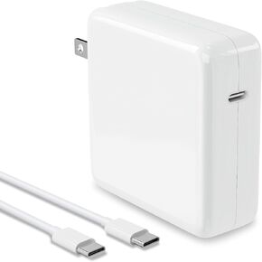 Mac Book Pro Charger 70W USB C Power Adapter PD Fast Laptop Charger for MacBook Pro, MacBook Air, iPad Pro, and All Type C Devices, 6.6ft USB C to USB C Cable Included