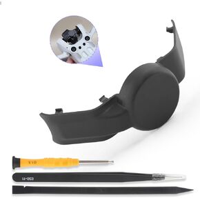 for DJI Mini 3 Pro Gimbal Roll Arm Lower Bracket Cover Mini 3 Pro Lower Bracket Back Cover Replacement Gimbal Camera R-axis Roll Rear Caps Mount Drone Accessories Repair Parts with Tools