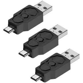 Micro USB 2.0 Adapter, Black, Type A Male/Micro-B Male, A Male to Micro B High Speed USB Cable