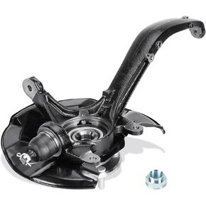 Front Right Side Steering Knuckle & Wheel Bearing Hub Assembly Compatible with Honda Accord 2008-2012, for Acura TSX 2009-2014, Replace for LK052, 698-446