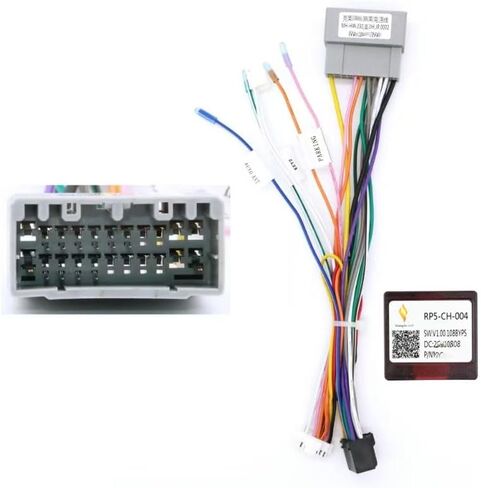 16pin Car Radio Stereo Power Retrofit Harness Cable Wire for Jeep Wrangler Compass/Chrysler/Dodge Connector w/Can Bus(XP) in Saudi Arabia
