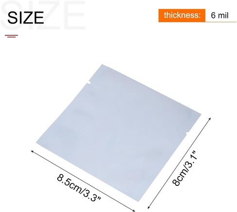 MECCANIXITY Anti Static Bags Shielding Bag 100pcs 3.5x6inch(9x15cm) Open Top with Labels for Hard Drive HDD SSD in Saudi Arabia