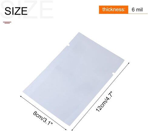 MECCANIXITY Anti Static Bags Shielding Bag 100pcs 3.5x6inch(9x15cm) Open Top with Labels for Hard Drive HDD SSD in Saudi Arabia
