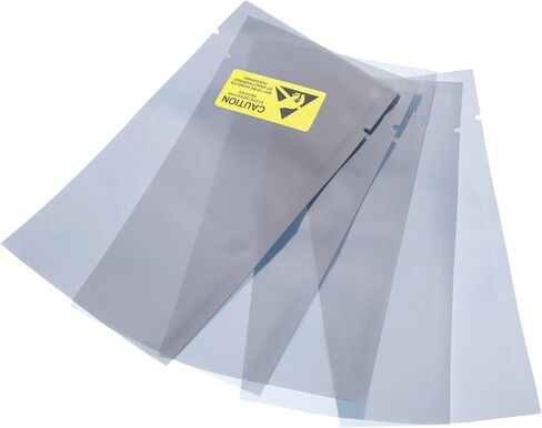 MECCANIXITY Anti Static Bags Shielding Bag 100pcs 3.5x6inch(9x15cm) Open Top with Labels for Hard Drive HDD SSD in Saudi Arabia