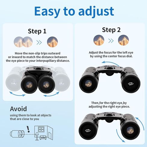 Small Binoculars for Adults and Kids,Pocket Compact Binoculars for Bird Watching,Mini Lightweight High Powered Folding Binoculars for Cruise Ship,Traveling by UNROEVS.(Black,8X21 in Kuwait