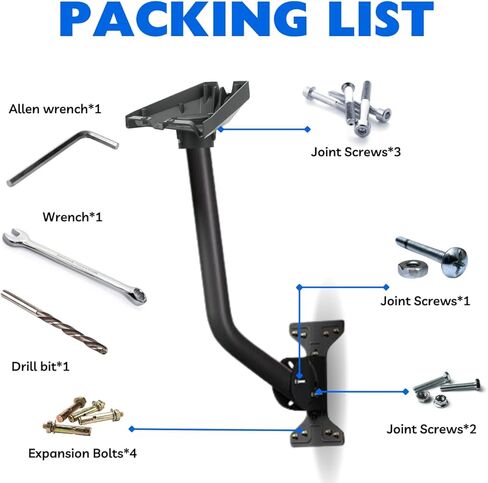 Starlink Gen 3 Mount، طقم محول Starlink Pole Mount، طقم محول أنبوب Starlink، طقم الإنترنت Starlink القمر الصناعي، سهل التركيب محول أنبوب Starlink لهوائي Star Link in Kuwait