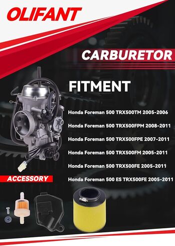 المكربن ​​لهوندا فورمان 500 2005-2011 TRX500TM TRX500FPM TRX500FPE TRX500FM TRX500FE in Kuwait