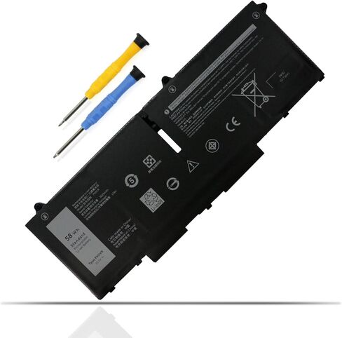 MULS FK0VR 58Wh Laptop Battery Replacement for Dell Latitude 5330 7330 7430 7530 5330 2-in-1 7330 2-in-1 7430 2-in-1 FK0VR FKOVR 8H6WD 293F1 01VX5 404T8 51R71 8P81K 3625mAh 4-Cells in Saudi Arabia