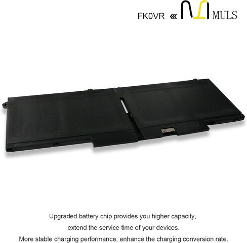 MULS FK0VR 58Wh Laptop Battery Replacement for Dell Latitude 5330 7330 7430 7530 5330 2-in-1 7330 2-in-1 7430 2-in-1 FK0VR FKOVR 8H6WD 293F1 01VX5 404T8 51R71 8P81K 3625mAh 4-Cells in Saudi Arabia