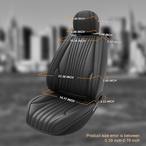 5 قطع من أغطية مقاعد السيارة الأمامية والخلفية LB، مجموعة كاملة من واقيات مقاعد السيارة من جلد نابا المقاوم للماء مع مساند للرأس، ملاءمة داخلية عالمية للسيارات لشاحنات البيك أب السيدان، أسود in Kuwait