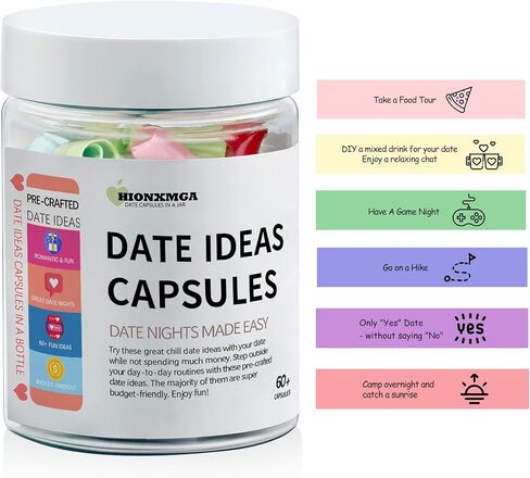 HIONXMGA 90pcs Love Capsule Letters Message in a Plastic Bottle, Cute Couple Gifts for Girlfriend Boyfriend Him Her Mom Birthday Anniversary Valentines Mothers Day Gifts in Saudi Arabia