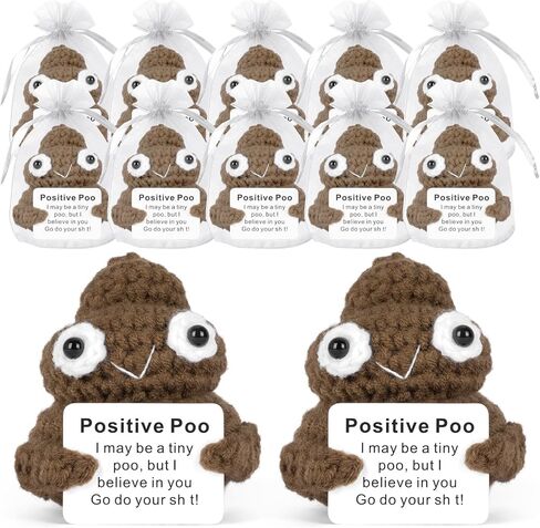 12Pcs Funny Positive Pickled Emotional Support Pickles, Cute Crochet Cucumber Toy with Positive Card Cheer Up Dolls Gifts for Birthday Holiday Party in Saudi Arabia