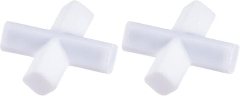 YOKIVE 2 Pcs Magnetic Stir Bar, PTFE Coated Cross Type Stirrer | Great for Lab Liquid Solution Stirring Mixing Spinning(White, 0.79-Inch) in Kuwait