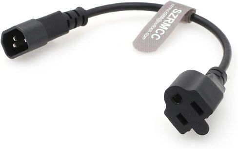 SZRMCC UPS PDU Electrical Equipment Server IEC320 C14 to NEMA 5-15R 10A 250V Power Cord Extension Cable (3Pcs) in Saudi Arabia