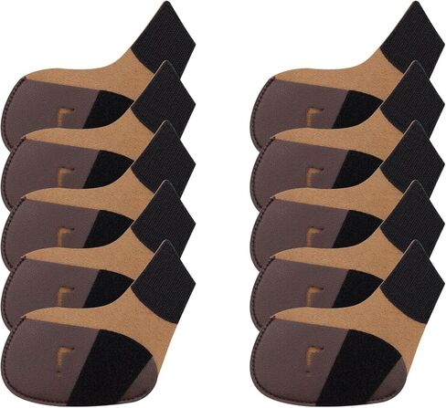 I Golf Iron Headcovers 10pcs PU Fit Both Right-Handed Clubs Golf Club Protector for Titleist Callaway Ping Taylormade Fit More Brands Golf Iron.（Yellow） in Saudi Arabia