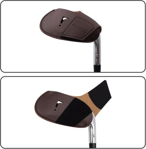 I Golf Iron Headcovers 10pcs PU Fit Both Right-Handed Clubs Golf Club Protector for Titleist Callaway Ping Taylormade Fit More Brands Golf Iron.（Yellow） in Saudi Arabia