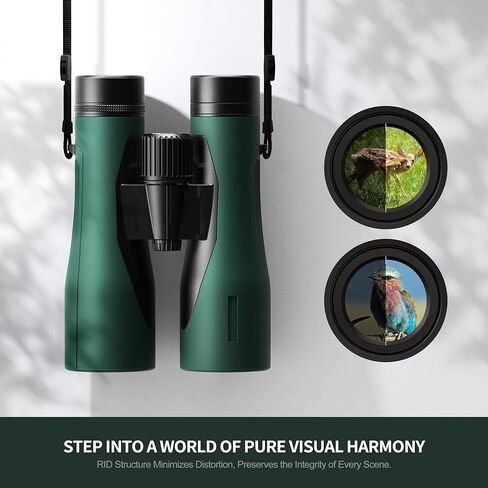 مناظير Star Cloud 15X55 UHD خفيفة الوزن للبالغين مع محول هاتف مطور، مناظير كبيرة مقاومة للماء IPX7 لمشاهدة الطيور والصيد والمشي لمسافات طويلة ومشاهدة النجوم (10X50) in Kuwait