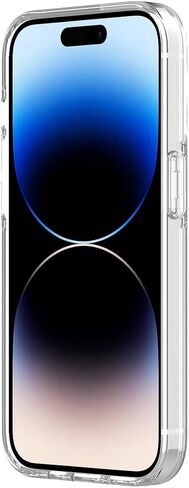 حافظة Kate Spade New York الواقية الصلبة متوافقة مع هاتف Apple iPhone 14 Pro - Hollyhock Floral Clear [KSIPH-223-HHCCS] in Saudi Arabia