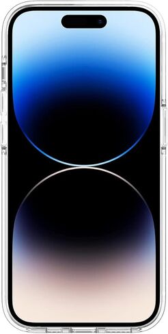 حافظة Kate Spade New York الواقية الصلبة متوافقة مع هاتف Apple iPhone 14 Pro - Hollyhock Floral Clear [KSIPH-223-HHCCS] in Saudi Arabia