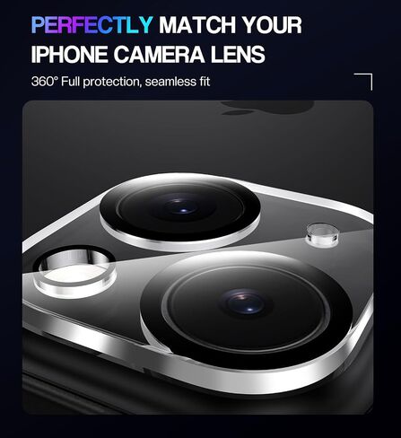 Maxdara [3 in 1 for iPhone 16 Clear Case, iPhone 16 Case with Tempered Glass Screen Protector and Camera Lens Protector Drop Protection Slim Phone Case for iPhone 16 6.1 Inch (Clear+Clear) in Kuwait