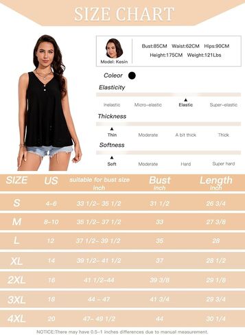 ANYFITTING Women's Built in Bra Tank Top Summer Trendy Tops Flowy Loose Fit Casual Halter Cami Camisole Tops S-3XL in Kuwait