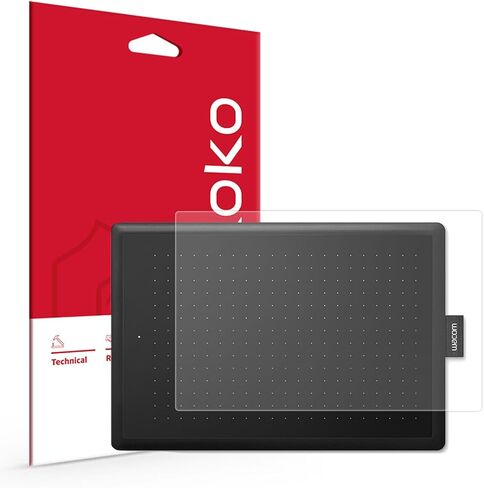 واقي شاشة skoko مضاد للتوهج وملمس ورقي ناعم ومطفأ اللمعة (قطعتان) متوافق مع واحد من Wacom CTL-472 in Kuwait