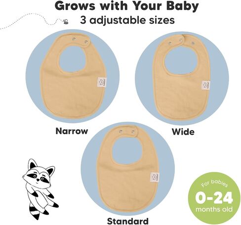 KeaBabies 8-Pack Organic Baby Bibs for Girls & Boys and 8-Pack Baby Bibs for Boys, Girls - Teething Baby Bibs for Boy, Girl - Pull-on Bibs for Baby Girl, Baby Boy - Newborn Bibs for Baby Girl, Boy in Saudi Arabia