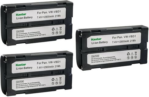 Kastar 2-Pack Battery 7.4V 2900mAh Replacement for JVC PV-D710, PV-D710, PV-DBP5, PV-DBP5, PV-DV1000, PV-DV700, PV-DV710, PV-DV950 PV-SD4090, PV-SD5000, VM-VBD1, VW-VBD1, VW-VBD1E, VW-VBD2 in Kuwait
