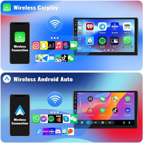 CAMECHO [2G+64G] Android 13 Car Stereo for Mitsubishi Lancer 2008-2017, Wireless CarPlay Android Auto 10.1" Touch Screen Bluetooth Car Radio with GPS Navigation WiFi EQ/HiFi + AHD Backup Camera + Mic in Saudi Arabia