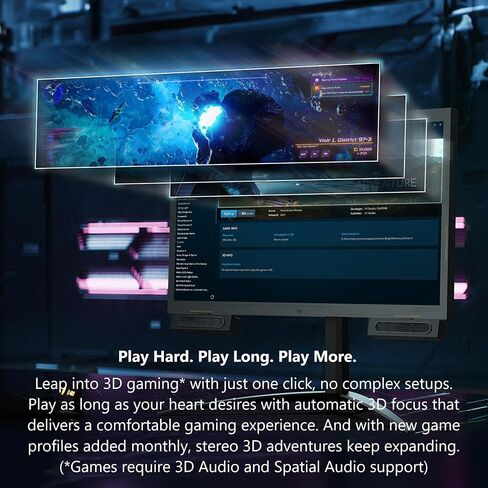 Acer Predator SpatialLabs View 27 PSV27-2 27" Ultra HD Stereoscopic 3D Gaming Display | Eye Tracking | Real-Time Rendering | AI Technologies I AMD FreeSync Premium (G-SYNC Compatible) | 160Hz in Saudi Arabia