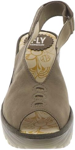 صندل نسائي من FLY London Yeay387fly بكعب عريض in Kuwait