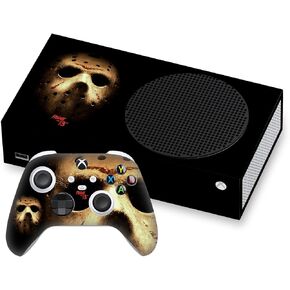 Head Case Designs Officially Licensed Friday The 13th 2009 Jason Voorhees Poster Graphics Vinyl Sticker Gaming Skin Decal Cover Compatible with Xbox Series S Console and Controller Bundle in Kuwait