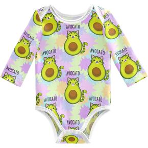 Strawberry Baby Long Sleeve Rompers Bodysuits Strawberries Unisex Infant Outfit Clothes for Boys Girl kids 3M