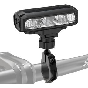 Super Bright Bike Lights for Night Riding, 8000mAh USB Rechargeable Bicycle Light Front, 4 Modes Mountain Bike Headlight with Power Bank Function, IPX4 Waterproof, Wide Range, 2600 Lumen
