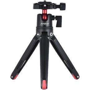 حامل ثلاثي القوائم صغير للطاولة مع رأس كروي متوافق مع كاميرا Canon Nikon Sony DSLR بدون مرآة متوافقة مع iPhone X 8 7 Plus 7s 6s Samsung Huawei Honor 9 الذكي
