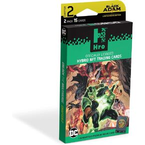 DC x Hro Limited-Edition Hybrid Events Collection Flowpack - DC Unlock The Multiverse, 5 Hybrid NFT Trading Cards
