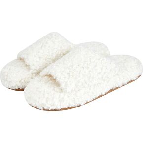 CLPP'LI Womens Open Toe Slip on Slippers