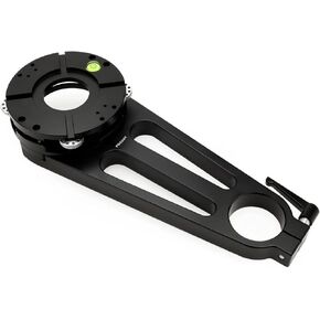 PROAIM Euro/Elemac to Mitchell 4-Way Camera Leveler Offset Bracket for Heavy Camera & Gimbal Setups | Payload 80kg/176lb | Conversion Adapter for Video/Film Dolly, Bazooka Jibs & Crane (EB-4WAY-01)
