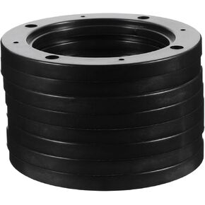Holibanna 4 Pairs Plastic Horn Gasket Abs Speaker Spacers 8 Inch Speaker Spacer Auto Audio Adapter Ring Auto Speaker Adapter Ring Vehicles Speaker Mounting Spacer Speakers Speaker Pad Car